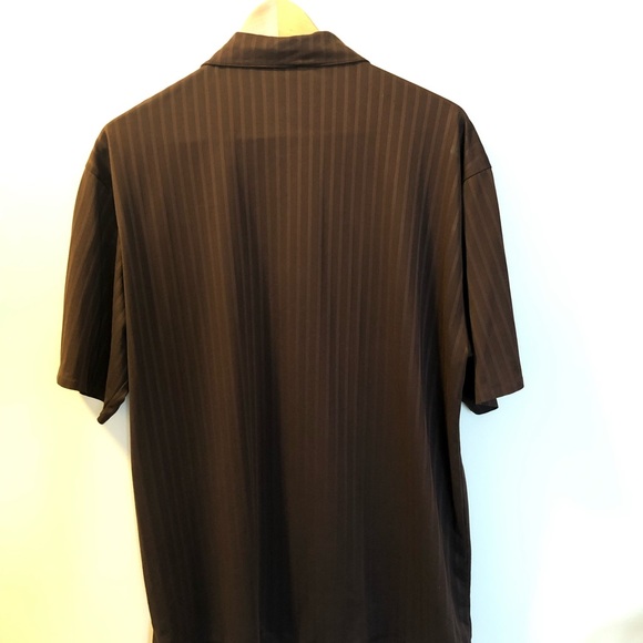 Nike Brown Striped Men's Shirt - Picture 4 of 4